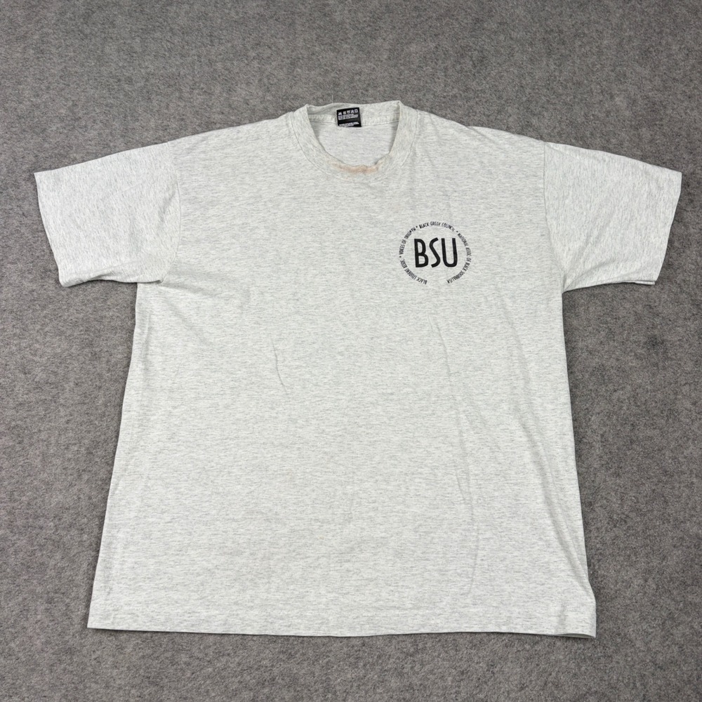 Ball State T-Shirt Mens XL Grey Collegiate Vintage 90s BSU‎ University Promo
